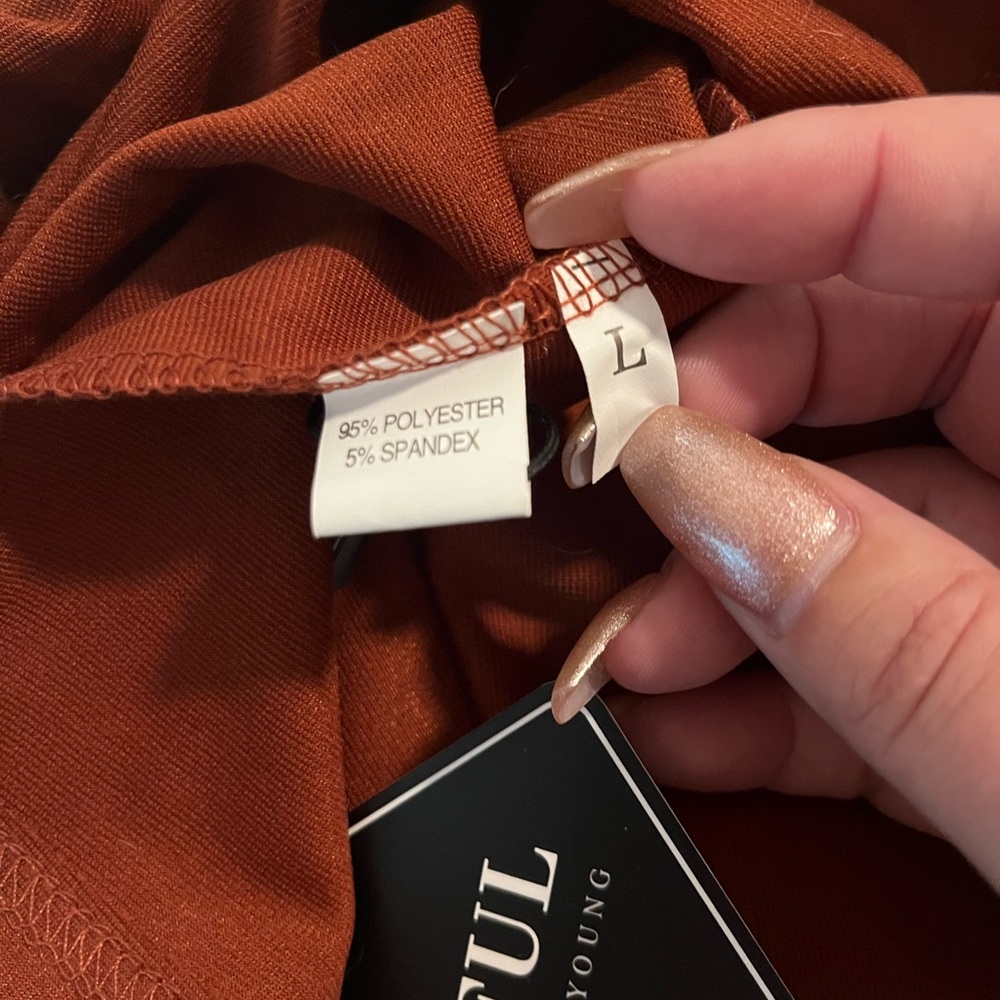 Zaful Women's Burnt Orange Mini Skirt NWT - Picture 6 of 6